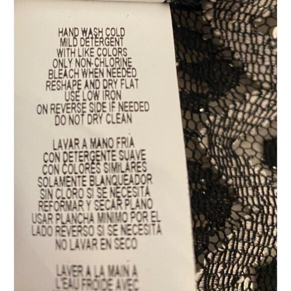 Blue Sage Black & Silver Chevron Sequin Tank Top & Jacket XL - Picture 10 of 16